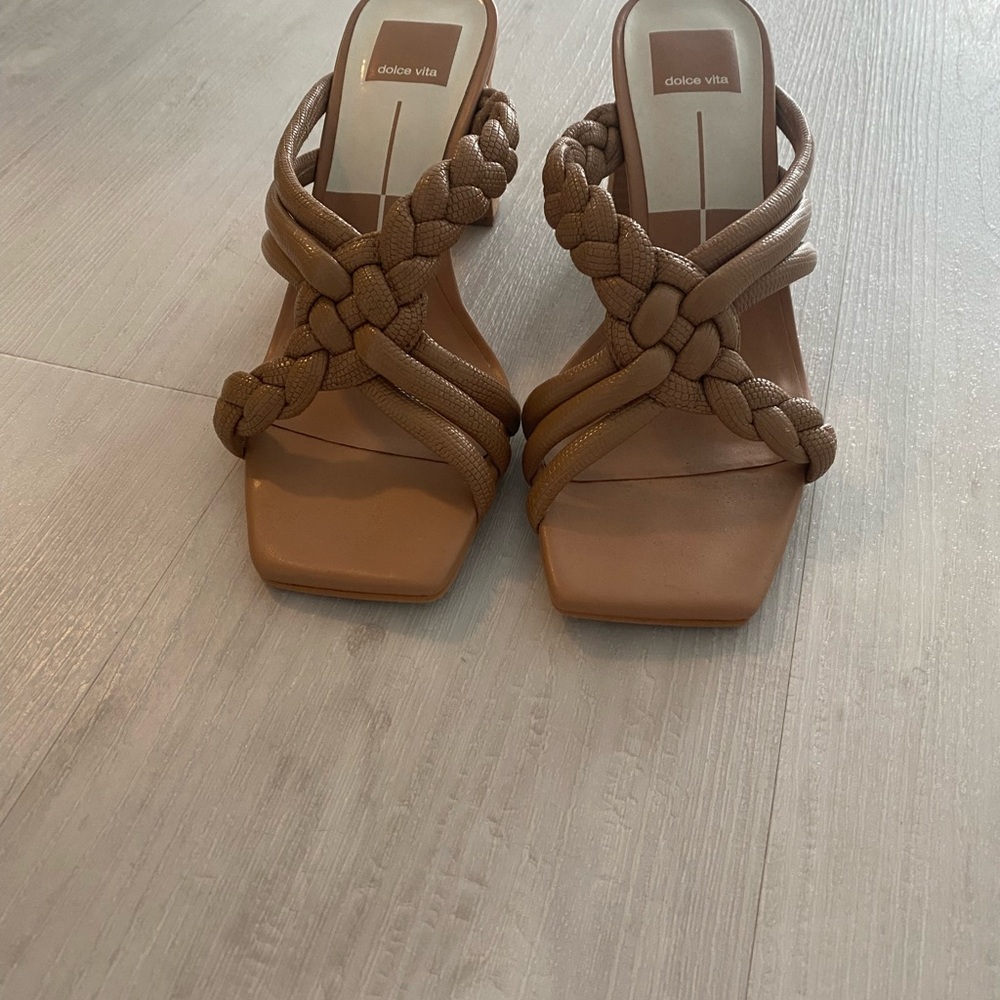 NEVER WORN. Dolce Vita Women's Tan Braided Sandals